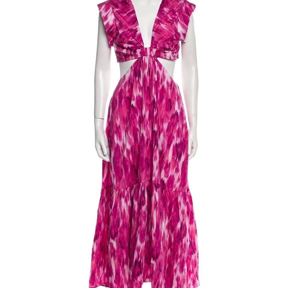Jason Wu Vibrant Pink Backless Dress